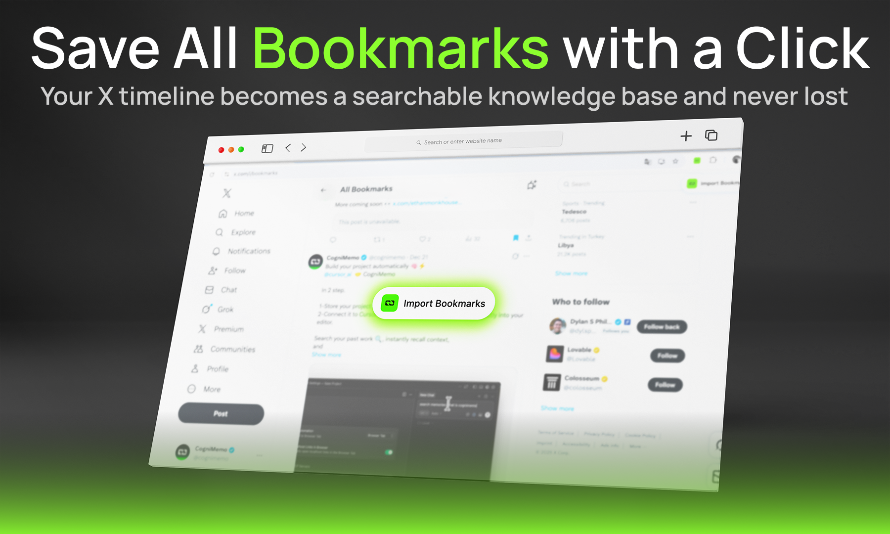 CogniMemo Extension - Screenshot 5 showing product features and functionality