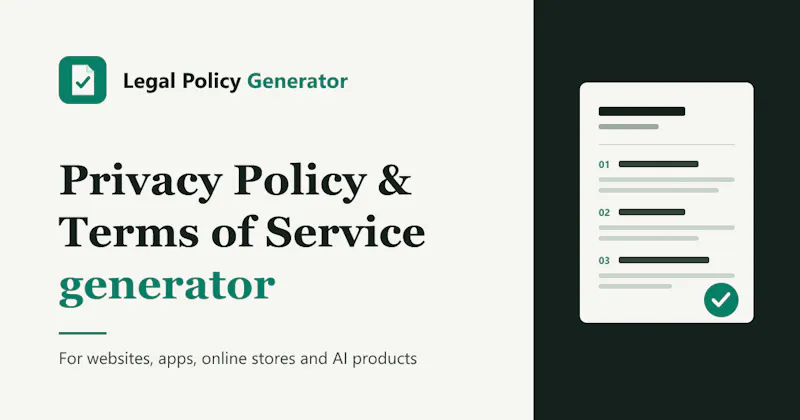 Legal Policy Generator screenshot 1