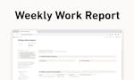 Notion Weekly Work Report image