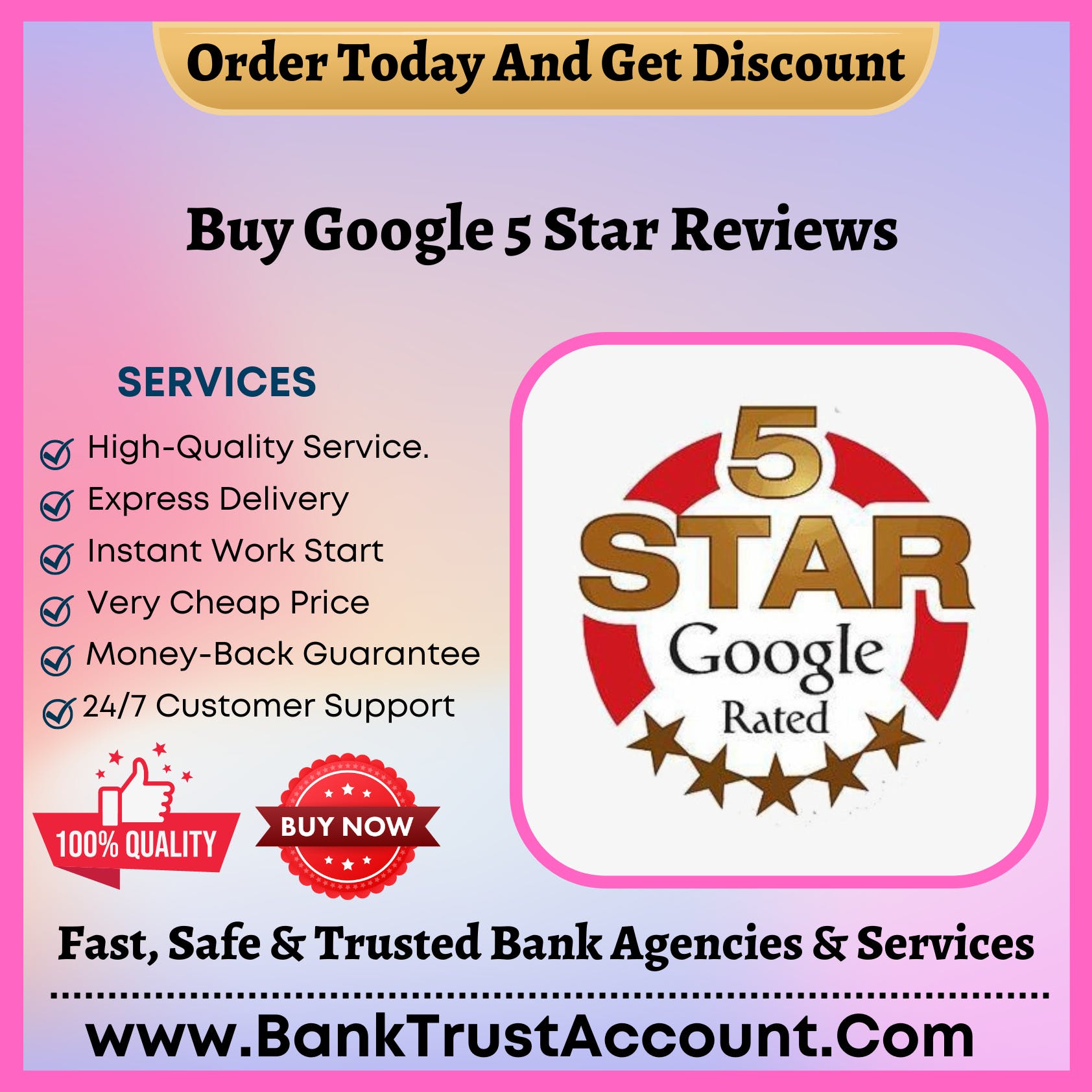 Buy Google 5 Star Reviews media 1