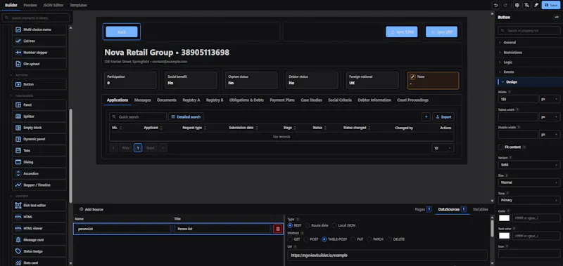 NGX View Builder (Beta) screenshot 7
