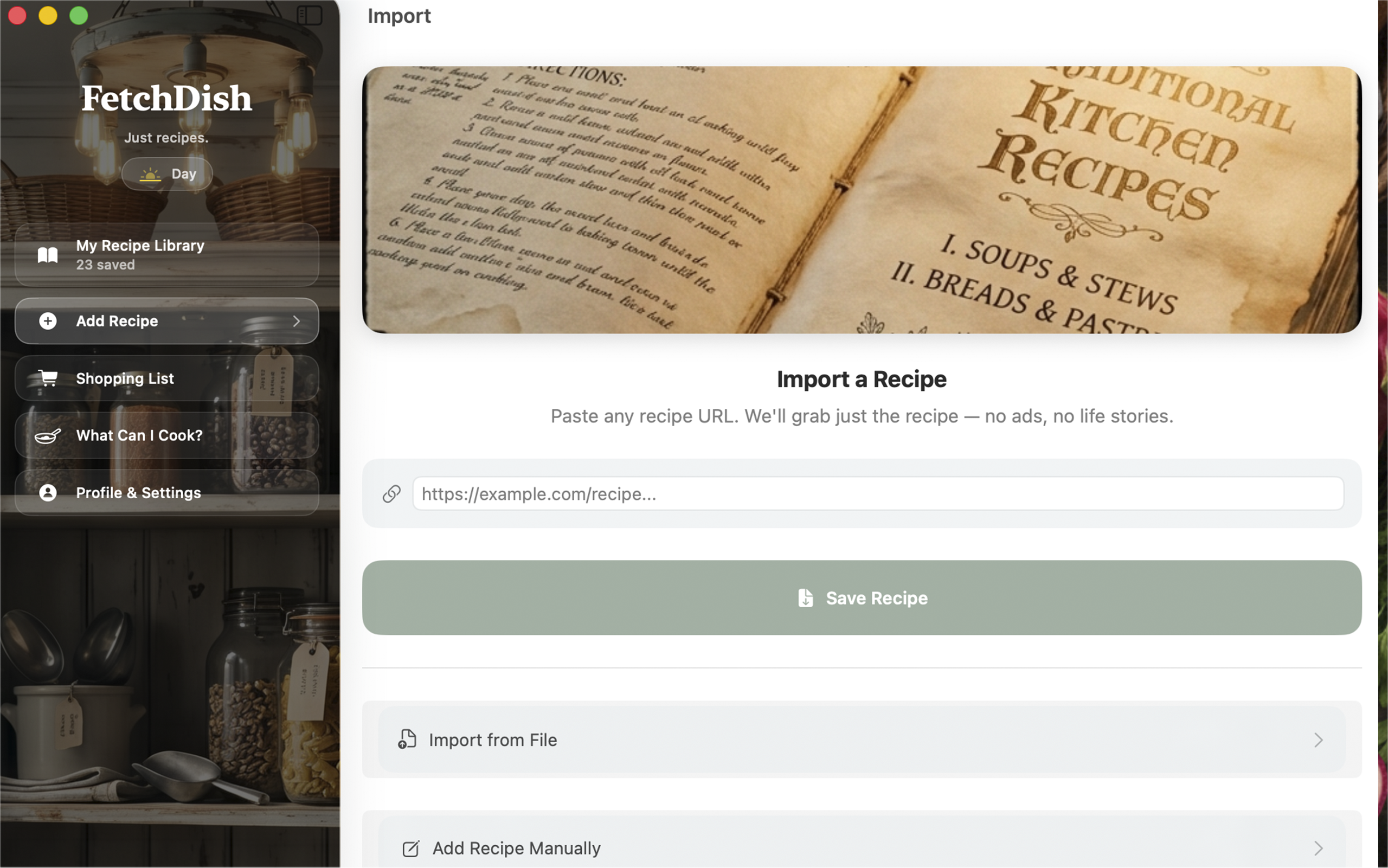 FetchDish: No life stories. Just recipes gallery image
