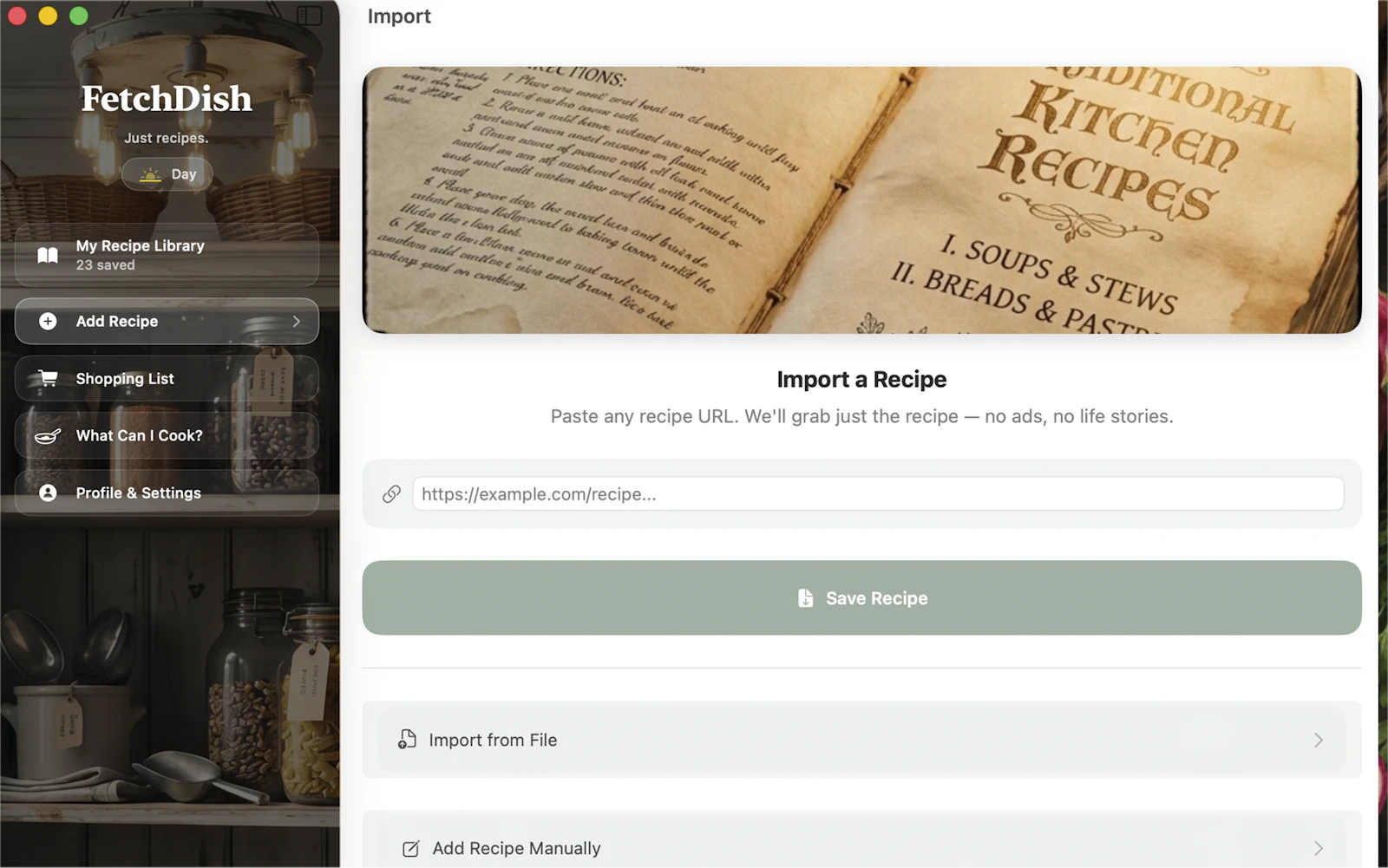 FetchDish: No life stories. Just recipes screenshot 3