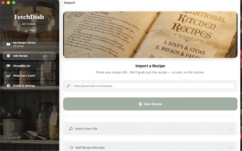 FetchDish: No life stories. Just recipes screenshot 3