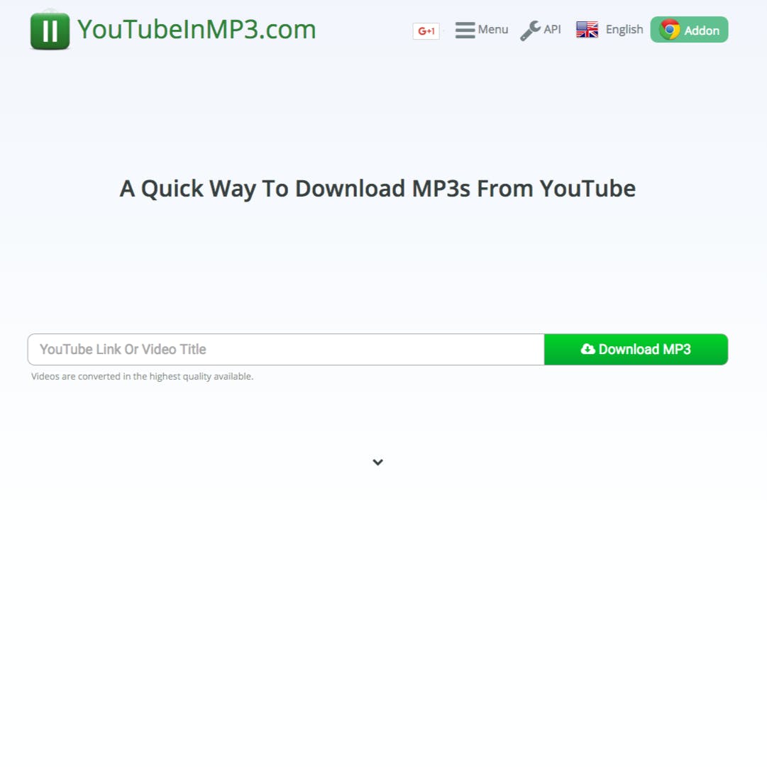 YouTube in MP3 media 2