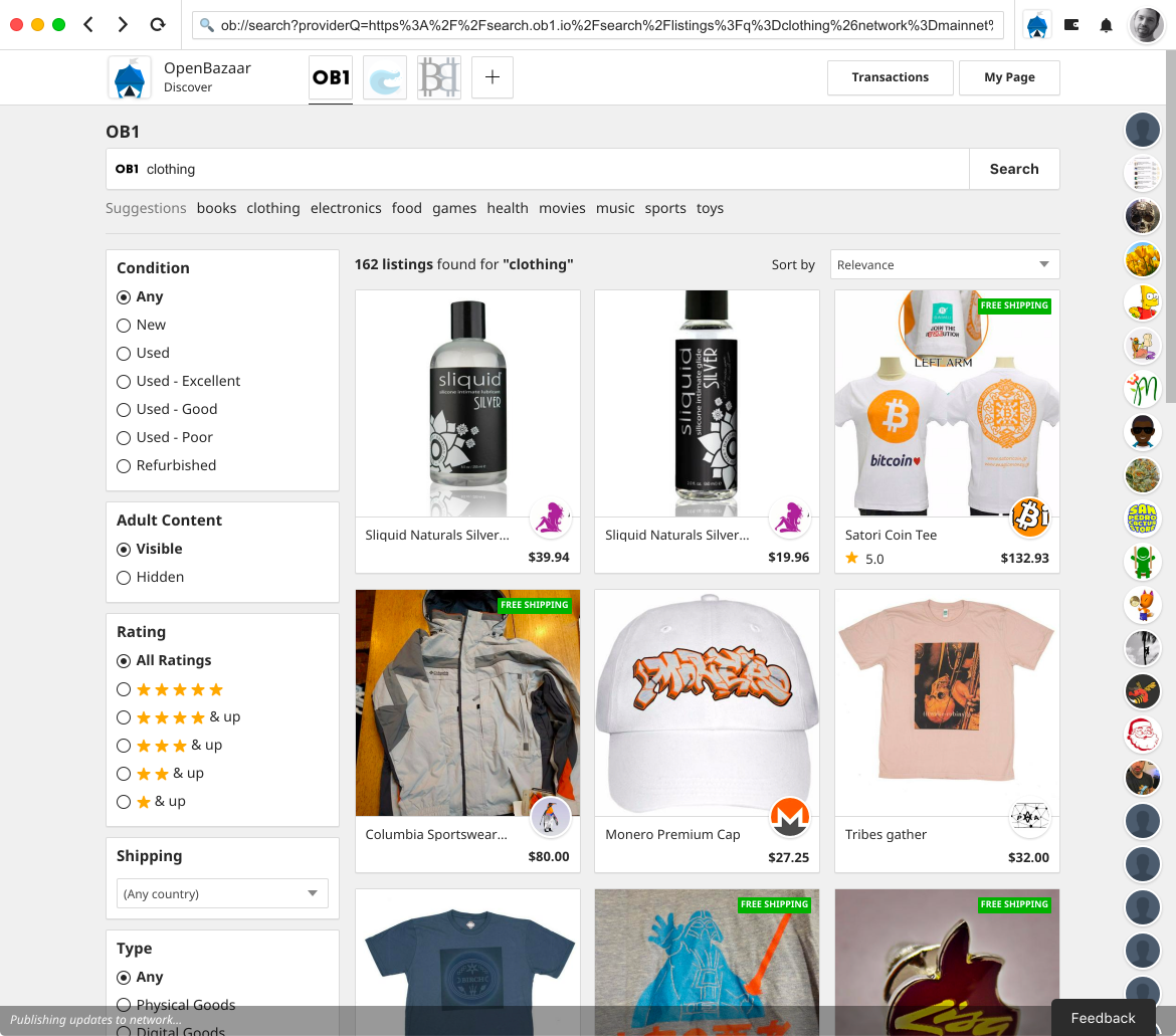 Open Bazaar: DDECENTRALIZED MARKETPLACE FOR TRADING USING BITCOIN | Product  Hunt