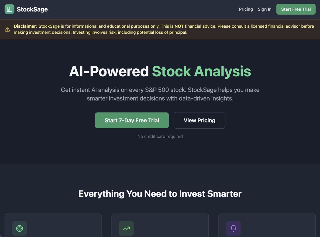 StockSage gallery image