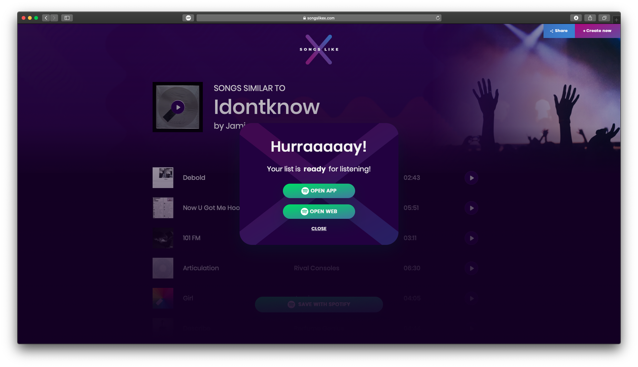 Songs Like X gallery image