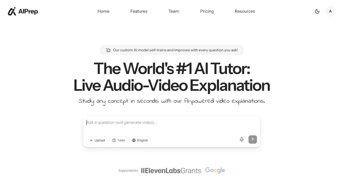 AIPREP: AI Video Tutor