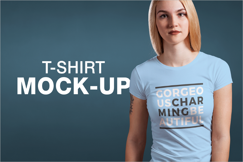 T-Shirt mockup PSD