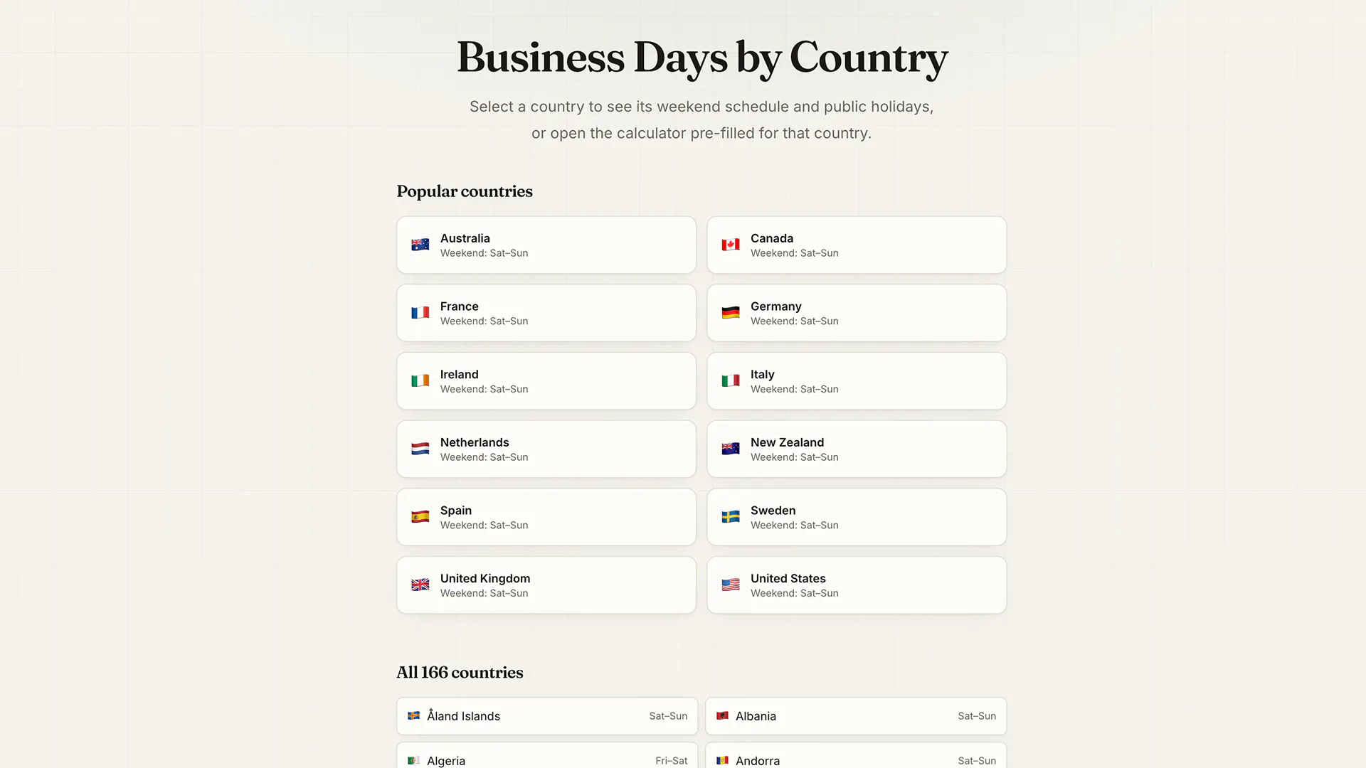 Business Days Calculator gallery image