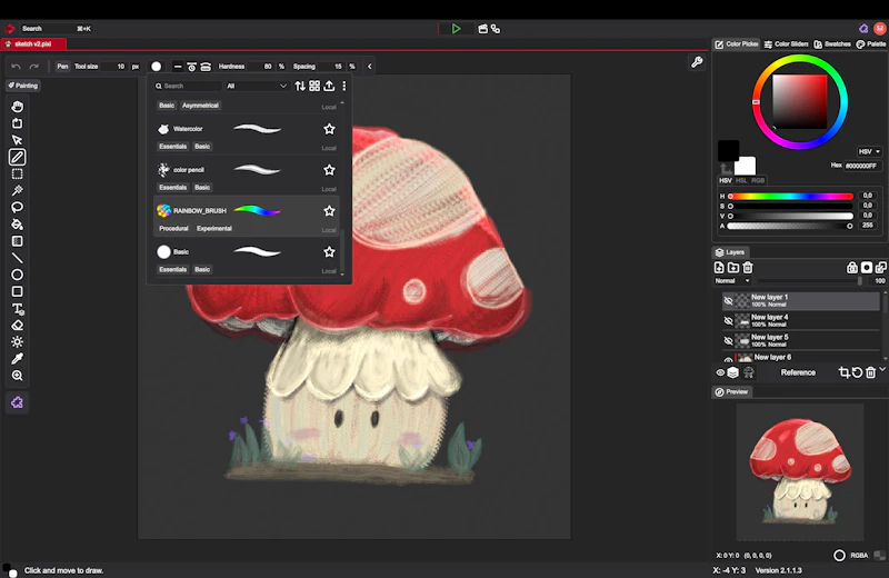 PixiEditor 2.1 screenshot 2