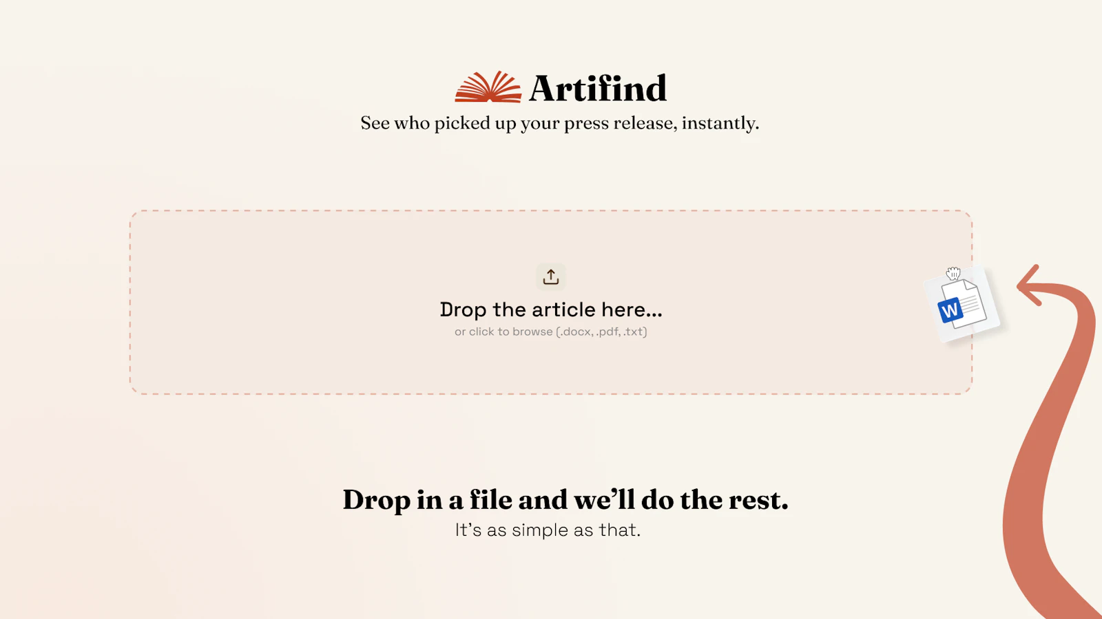ArtiFind  screenshot 1