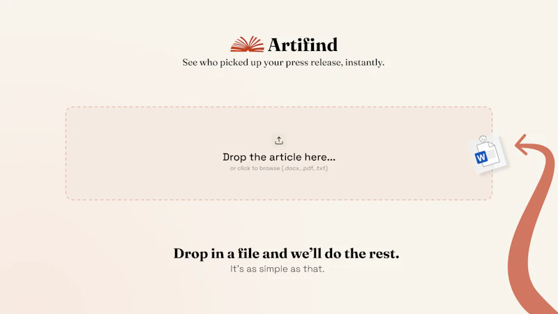 ArtiFind  screenshot 1