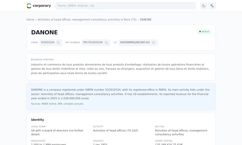 corporary screenshot 2