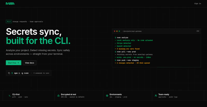 Nven screenshot 2