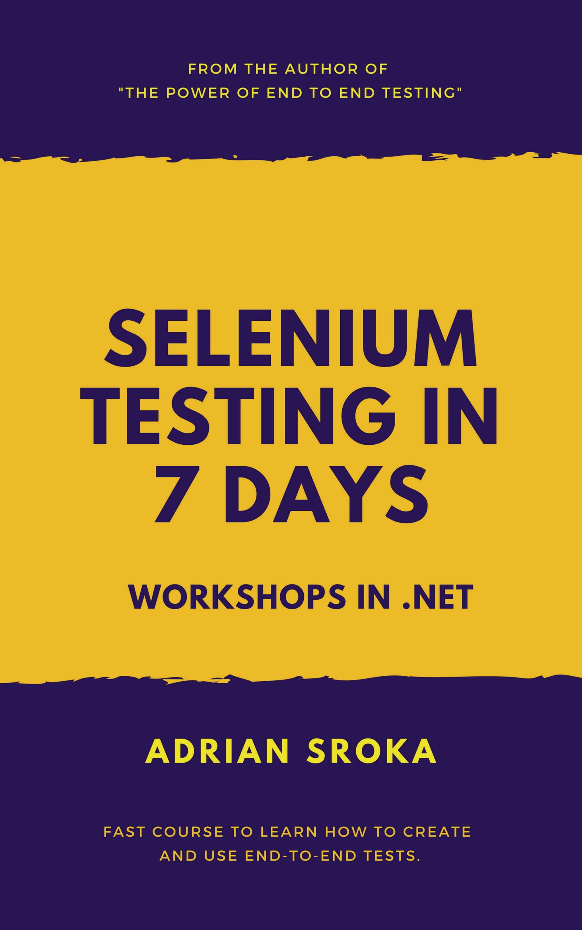 Selenium testing in 7 days: workshops in .NET gallery image
