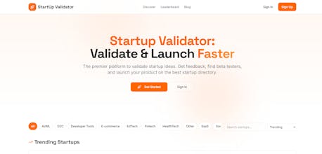 StartupValidator gallery image