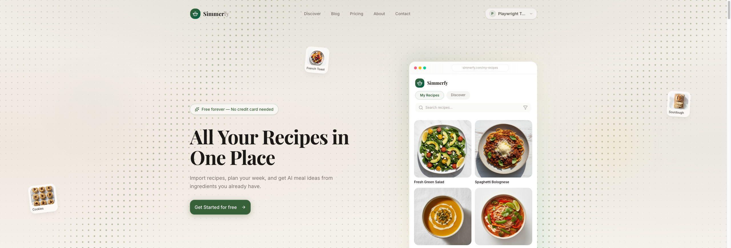 Simmerfy - Screenshot 4 showing product features and functionality