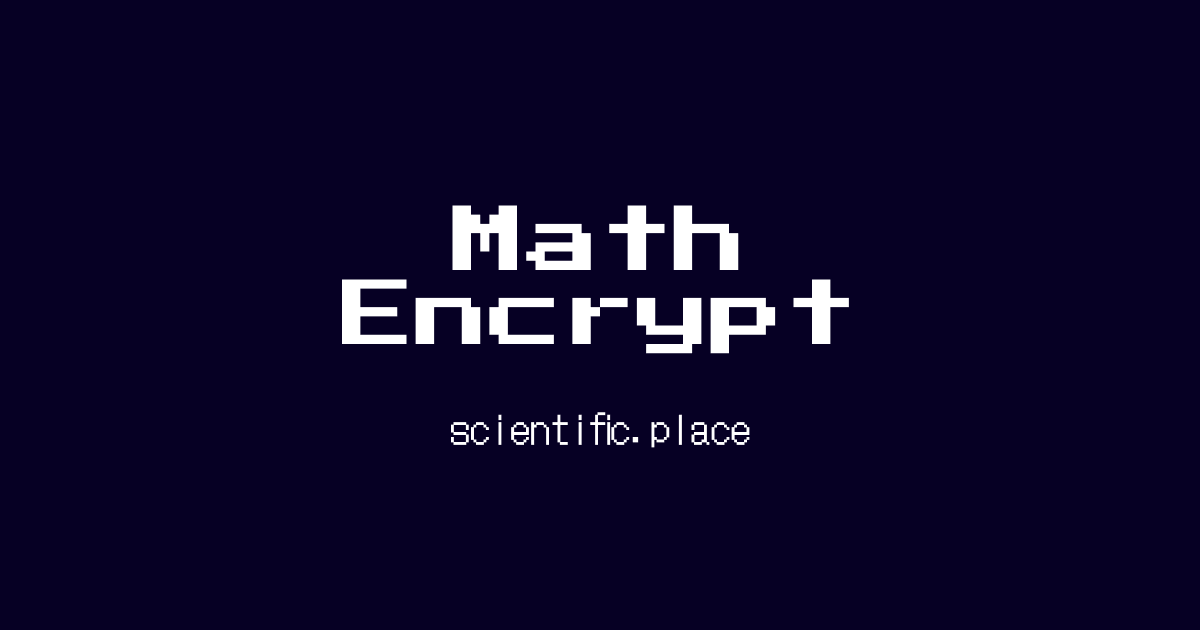 Matematik şifreleme media 1