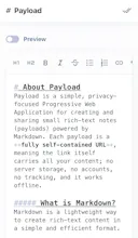 PayloadNotes gallery image