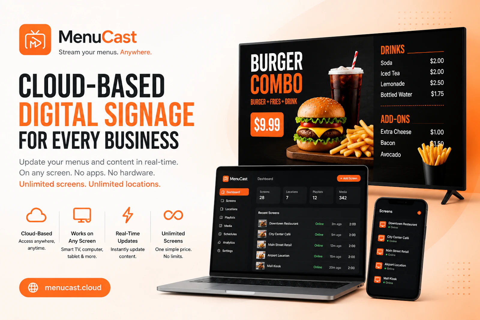 MenuCast screenshot 1