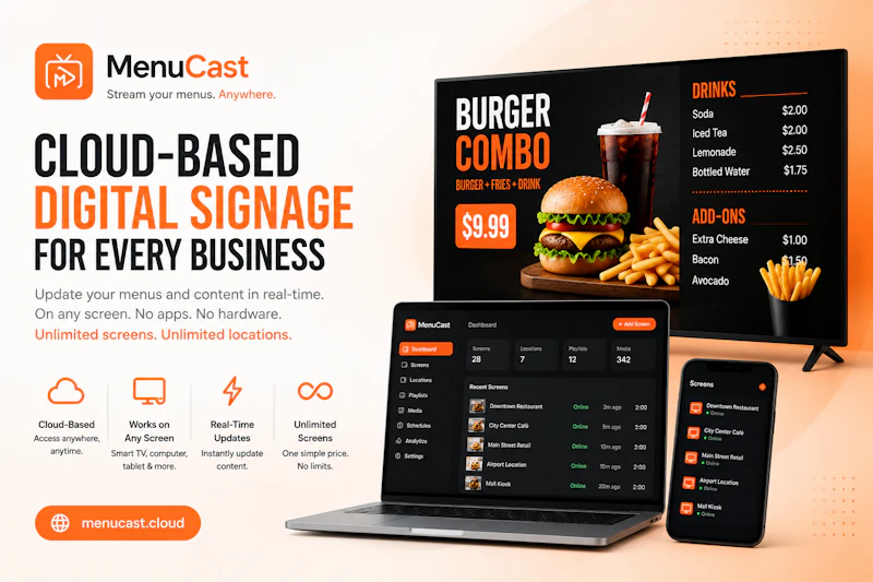 MenuCast screenshot 1