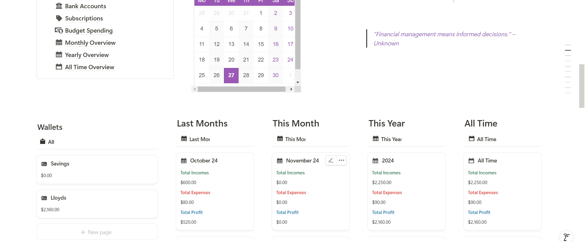 Finance Tracker gallery image