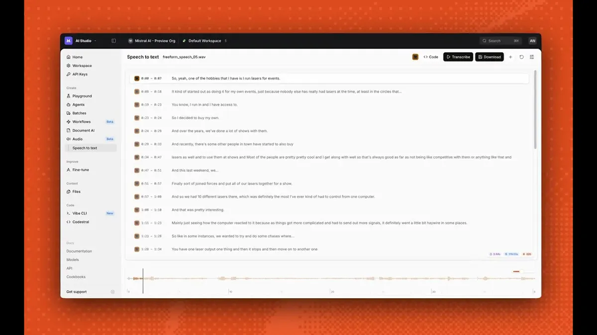 Voxtral Transcribe 2 by Mistral