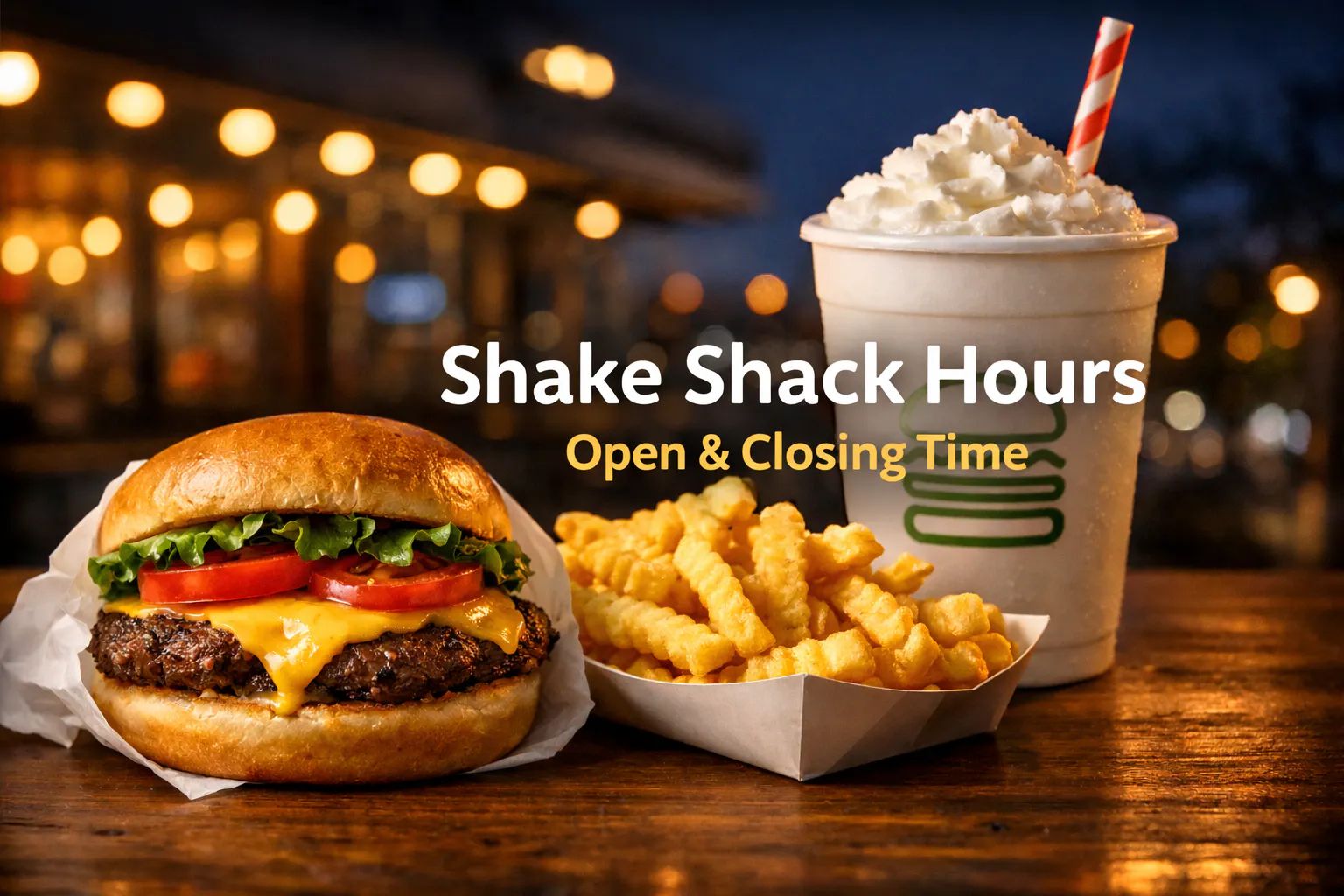 Shake Shacks 제품 배너