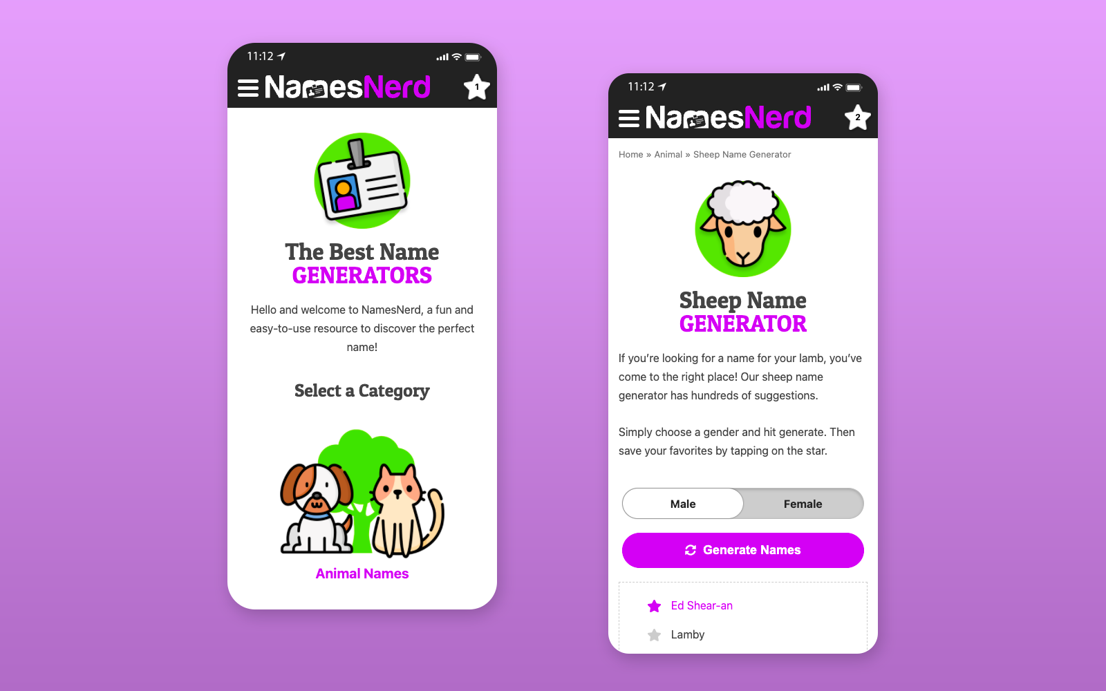 NamesNerd - Product Information, Latest Updates, and Reviews 2023 | Product  Hunt