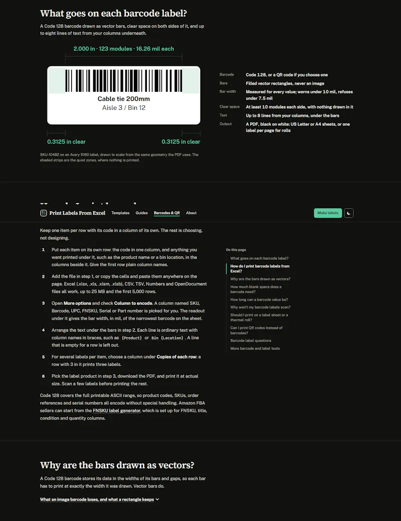Print Labels From Excel screenshot 3