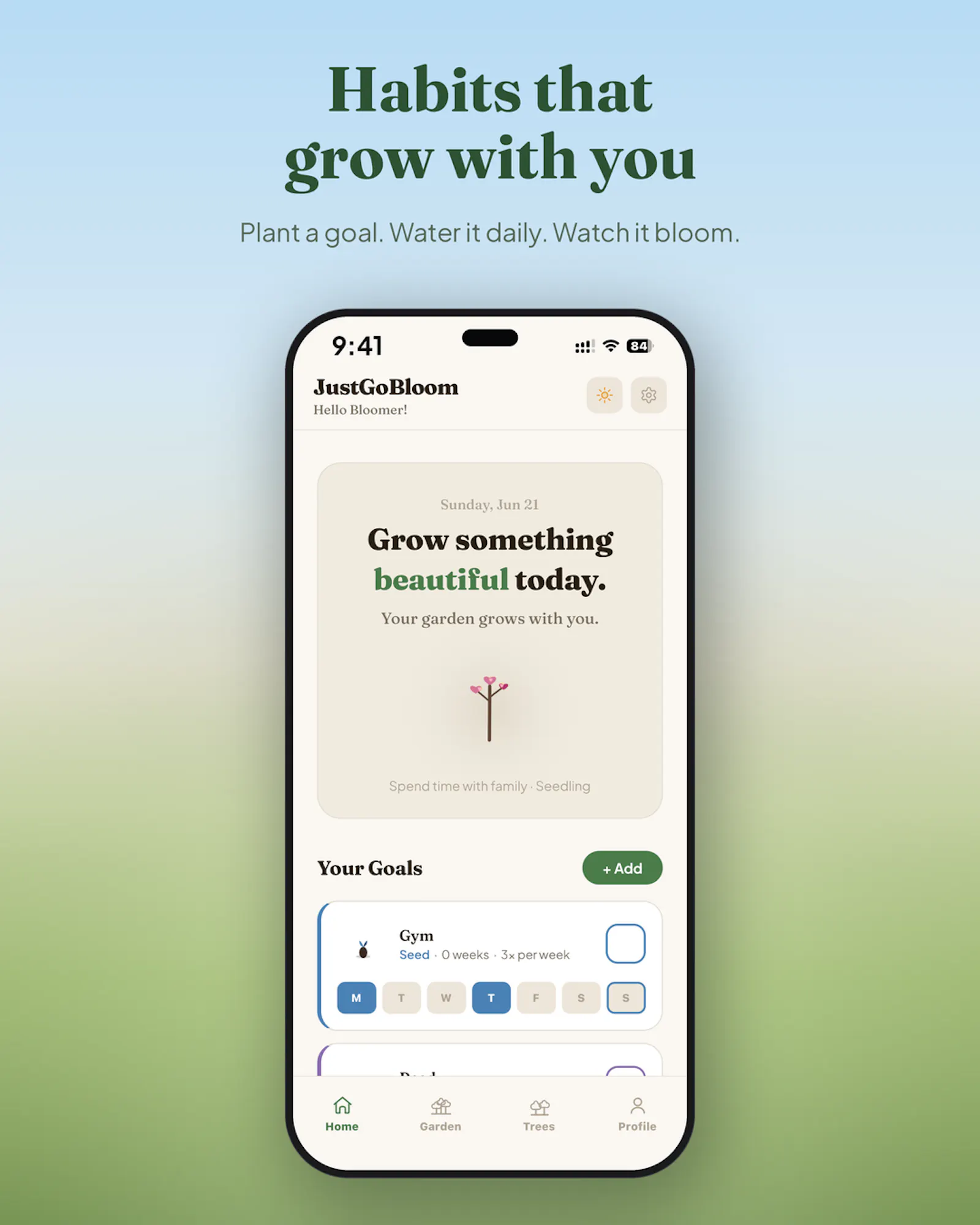 JustGoBloom screenshot 2