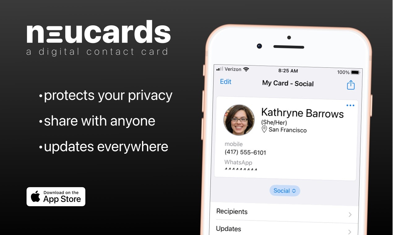 Média Neucards - contacts basés sur la confidentialité 2