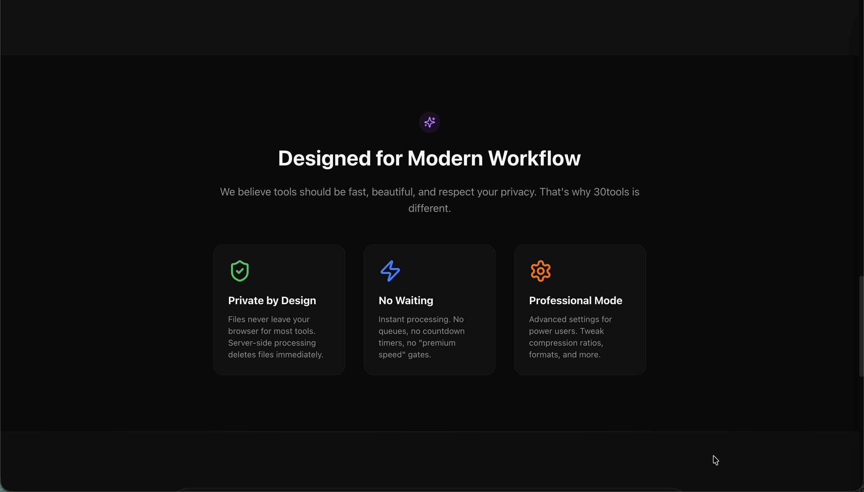 30tools - Screenshot 3 showing product features and functionality