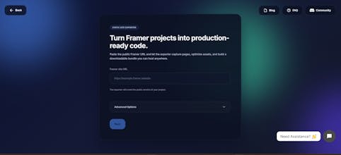 Framer To HTML gallery image