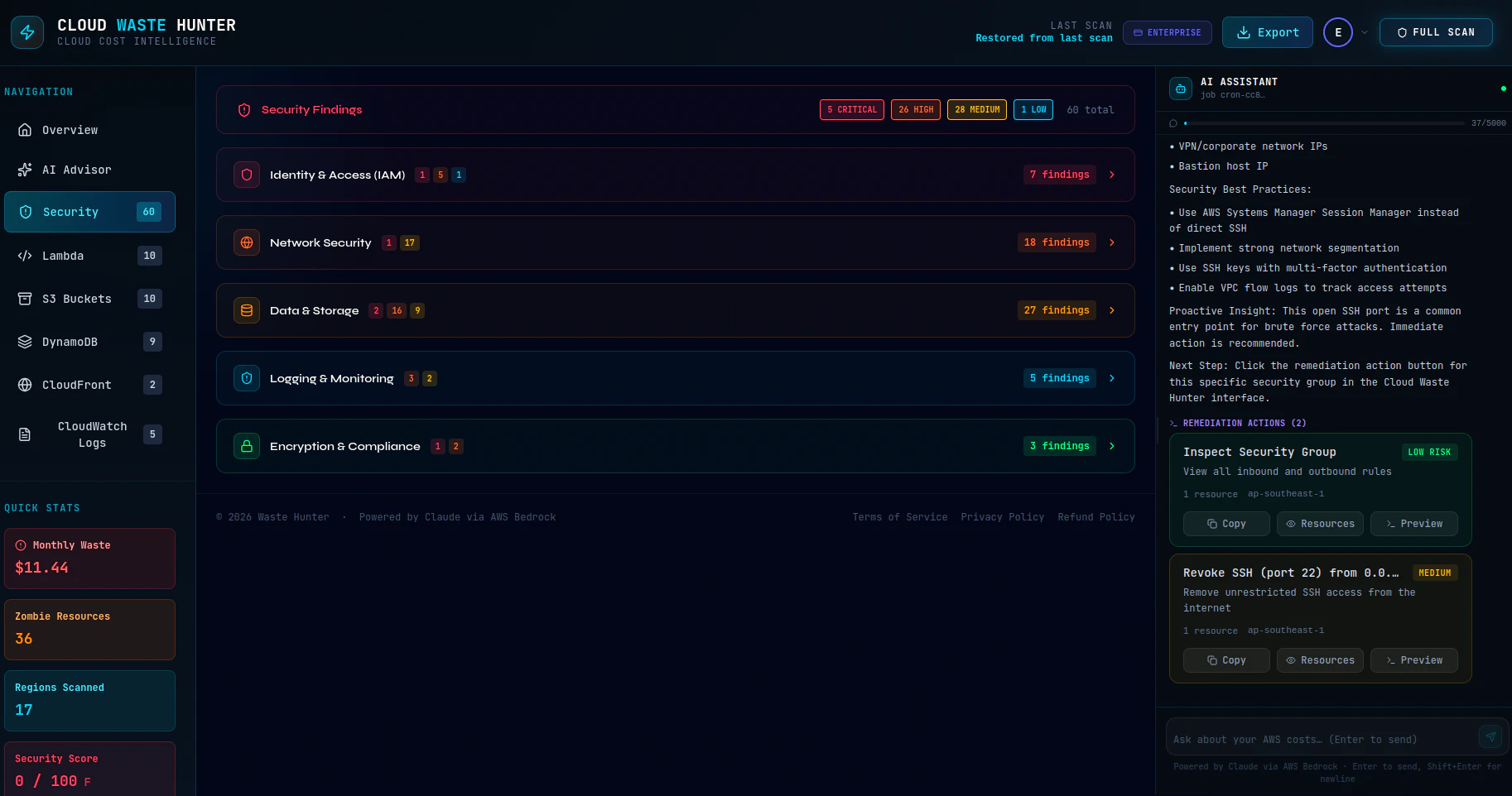 Cloud Waste Hunter screenshot 1