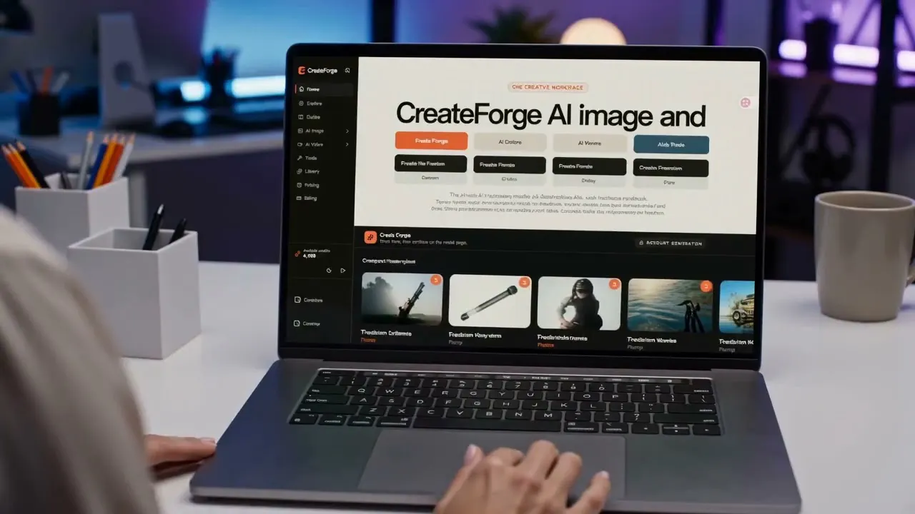 CreateForge AI gallery image