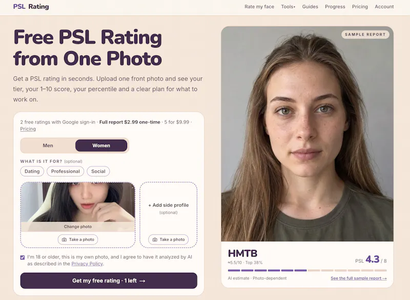 PSL Rating screenshot 2