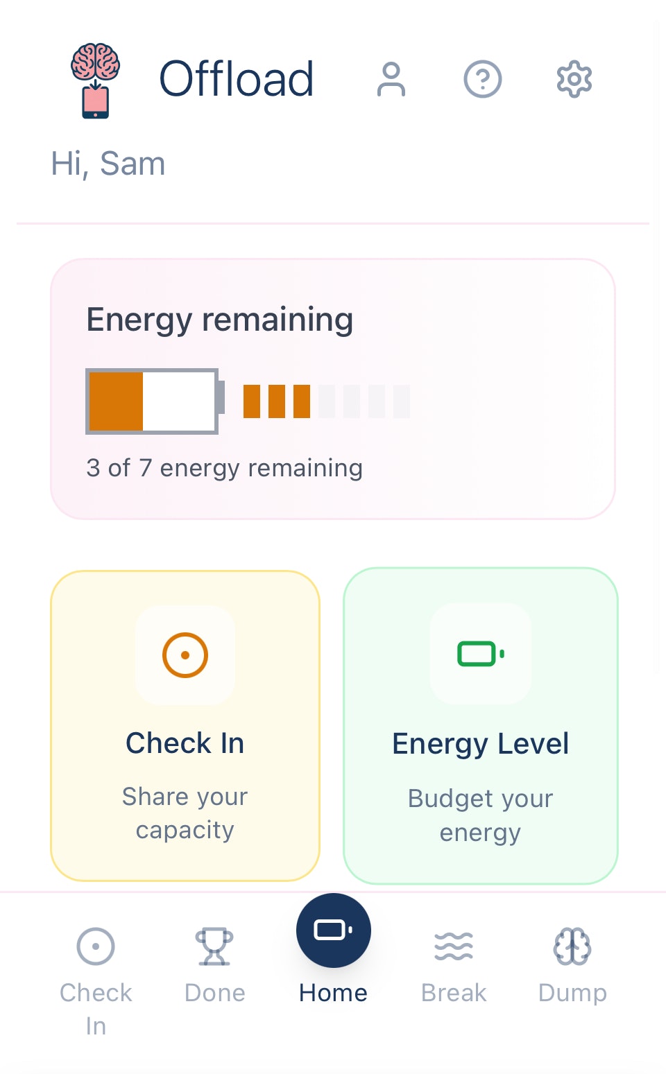 Offload  - Main product screenshot demonstrating key features and user interface