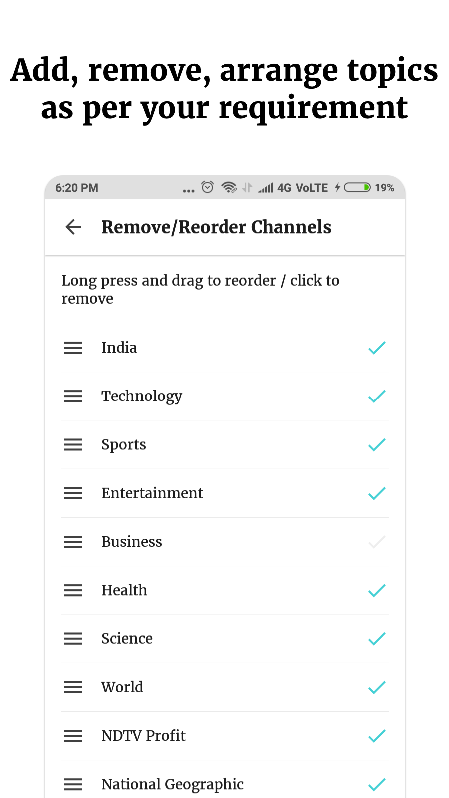 Rabbito - A news app for India gallery image