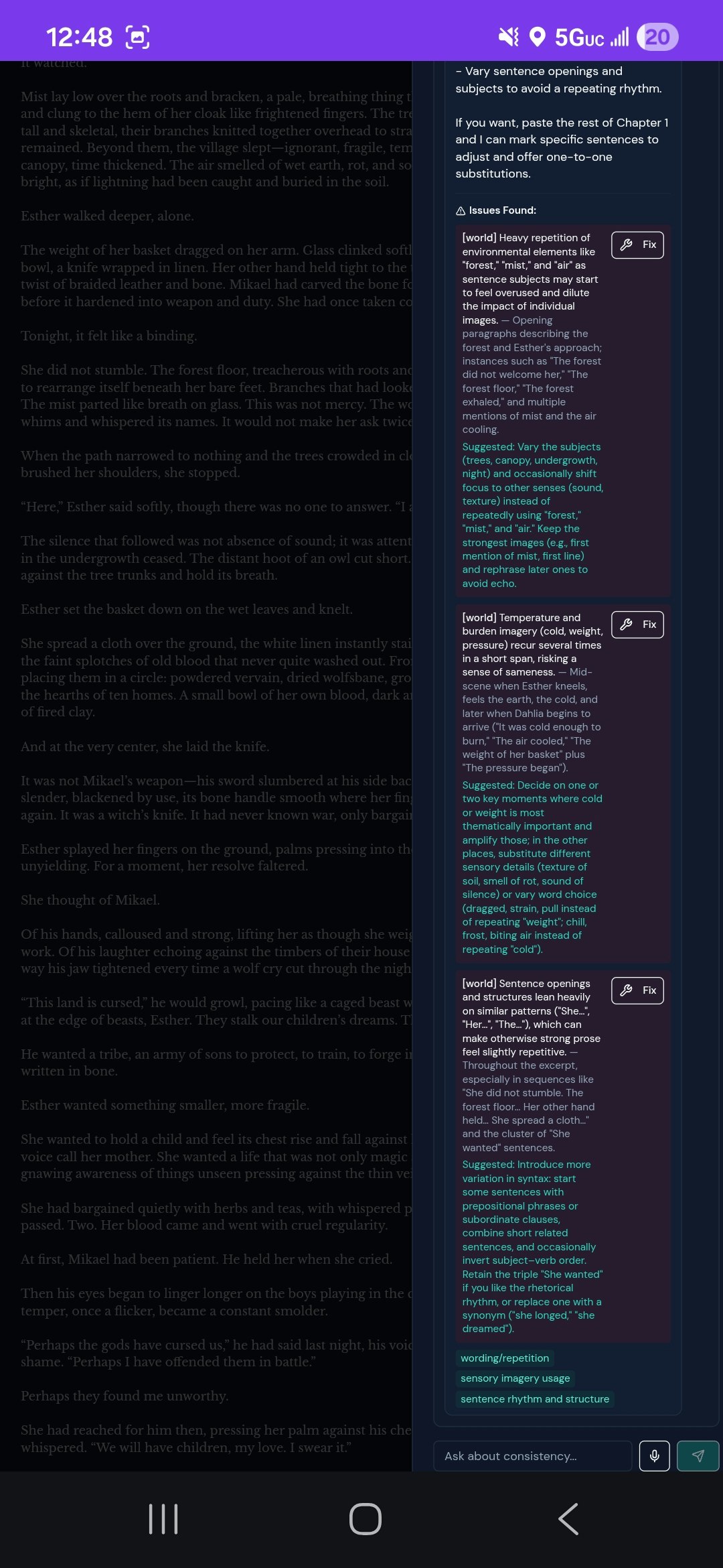 Purestoryai,  a next gen novel studio - Screenshot 5 showing product features and functionality