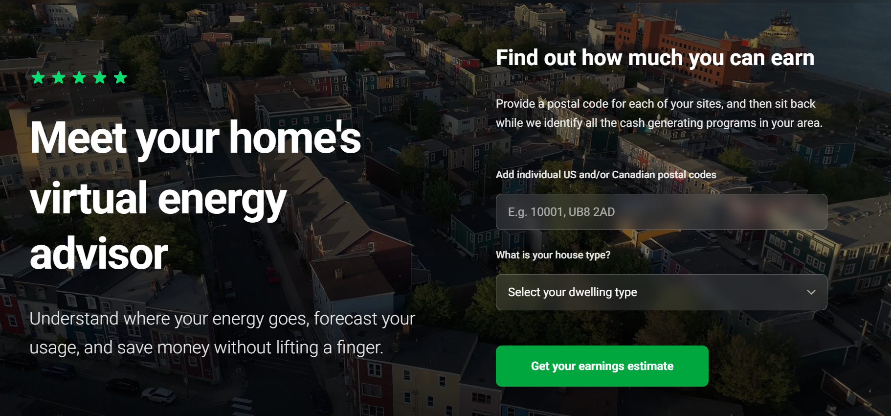 Energy Intelligence - Main screenshot showing features and interface