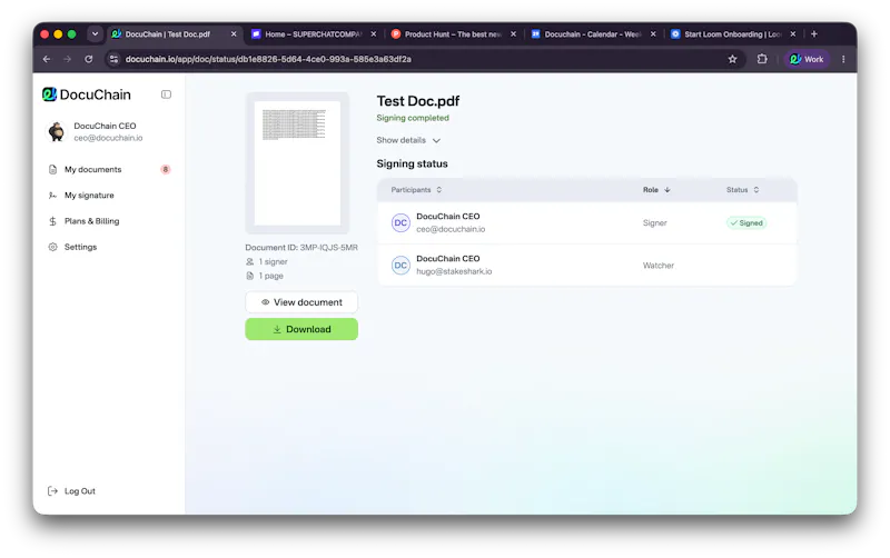 DocuChain screenshot 4