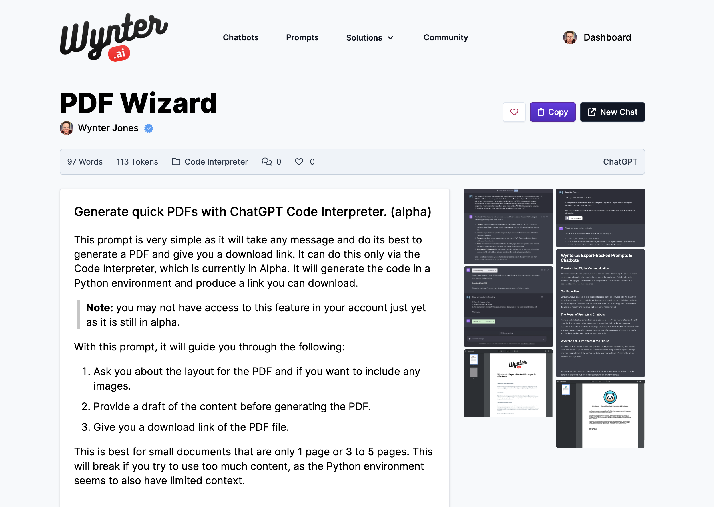 Wynter.ai gallery image
