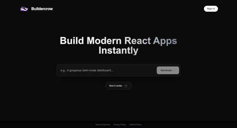 Buildercrow screenshot 2