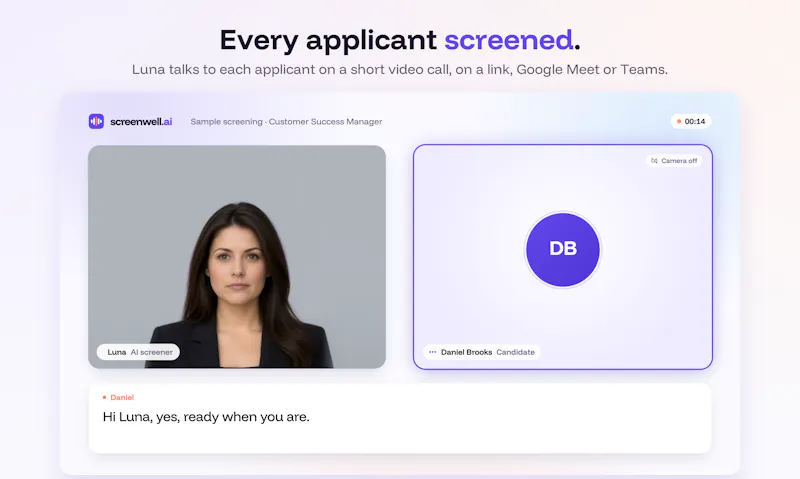 Screenwell.ai screenshot 5