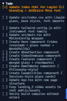 Legion CLI gallery image