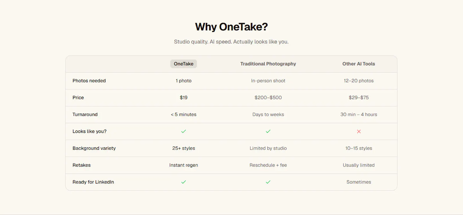 OneTake screenshot 5