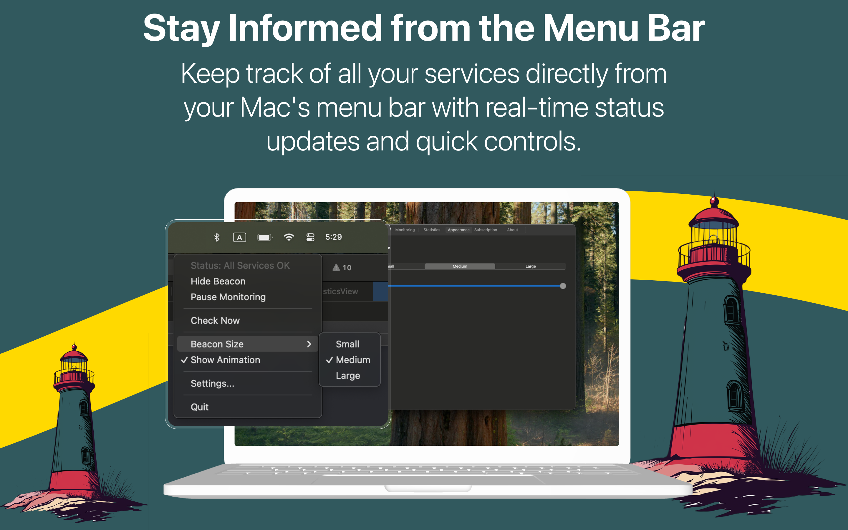 Lumentator Pro - Periphere Überwachung für macOS Medien 3